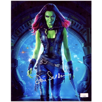 Zoe Saldana Autographed Avengers Gamora 8x10 Photo