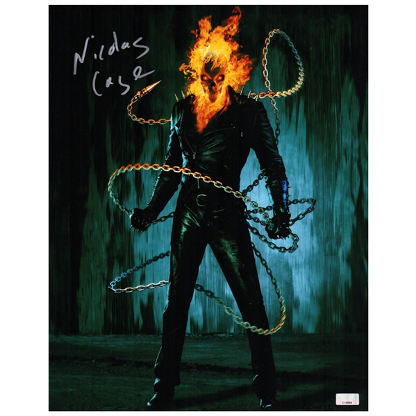 Nicolas Cage Autographed 2007 Ghost Rider 11x14 Photo