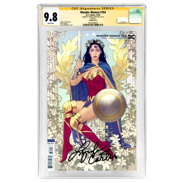 Lynda Carter Autographed 2020 Wonder Woman #764 Variant Cover CGC SS 9.8