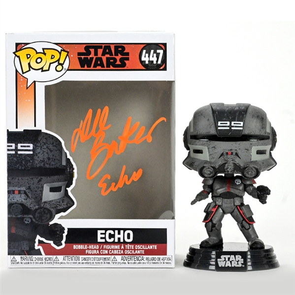 Dee Bradley Baker Autographed Star Wars Echo POP! #447 Vinyl Figure