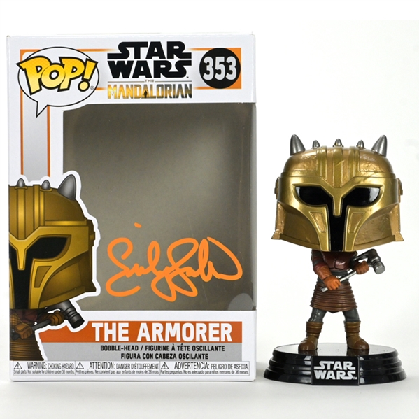 Emily Swallow Autographed Star Wars The Mandalorian The Armorer #353 POP Vinyl Figure