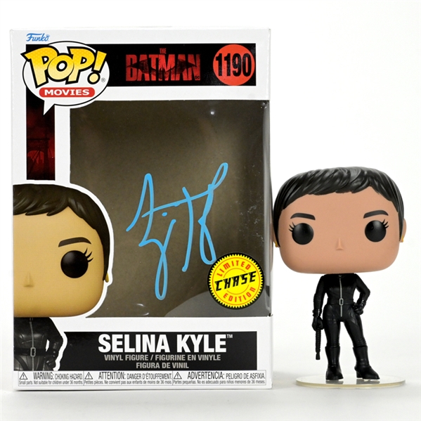 Zoe Kravitz Autographed The Batman Selina Kyle Chase Edition POP Vinyl Figure #1190