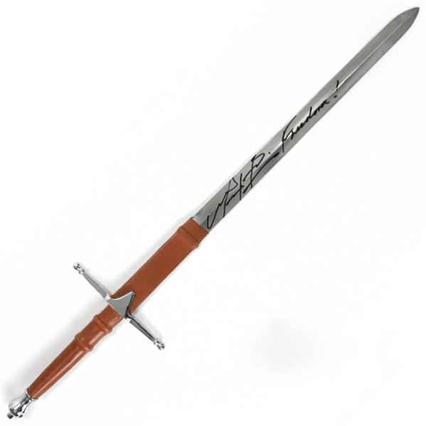 Mel Gibson Autographed Braveheart William Wallace Sword with Sheath and Freedom! Inscription