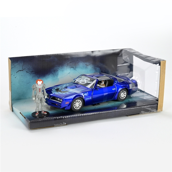 Bill Skarsgard Autographed IT 1:24 Scale Henry Bowers Pontiac Firebird Die-cast Car with 2.75" Pennywise Figure