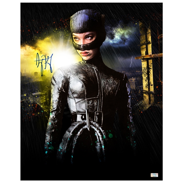 Zoe Kravitz Autographed The Batman Corbyn Kern 16x20 Catwoman Illustrated Photo