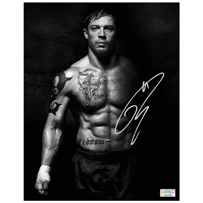 Tom Hardy Autographed 2011 Tommy Conlon Battle Ready 11x14 Photo