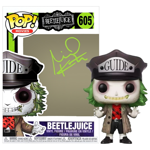 Michael Keaton Autographed Beetlejuice Pop Vinyl Figure #605