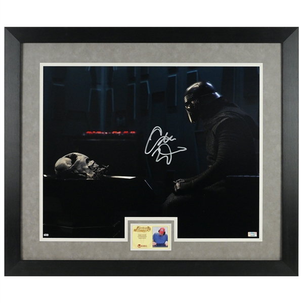 Adam Driver Autographed Star Wars: The Force Awakens Kylo Ren Destiny’s Path 16×20 Framed Photo