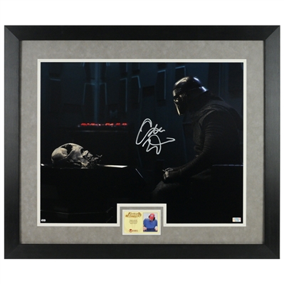 Adam Driver Autographed Star Wars: The Force Awakens Kylo Ren Destiny’s Path 16×20 Framed Photo