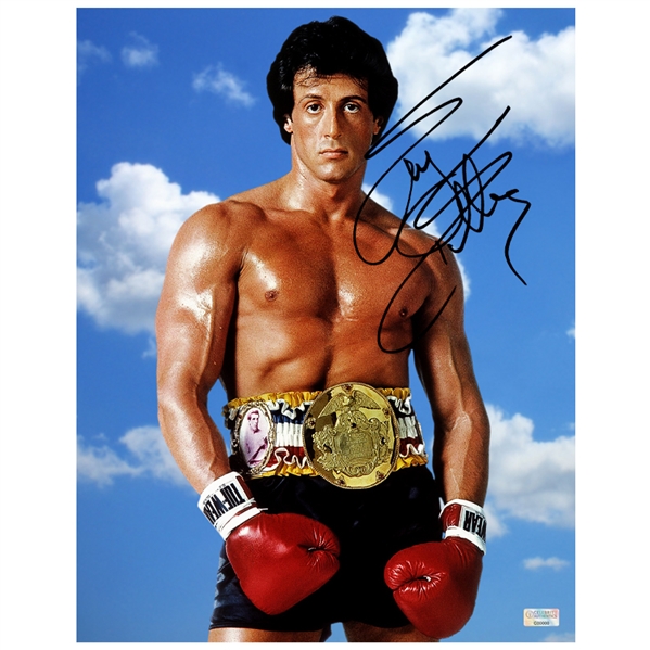 Sylvester Stallone Autographed Rocky III 11x14 Photo