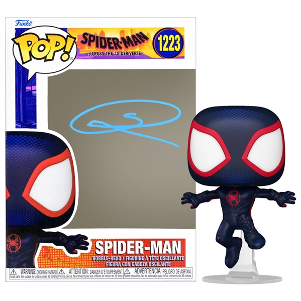 Shameik Moore Autographed Spider-Man Across The Spider-Verse Miles Morales POP! Vinyl #1223