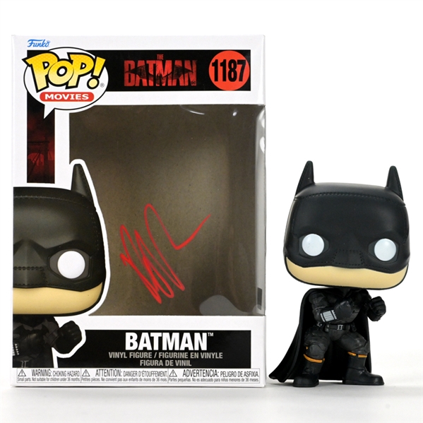 Robert Pattinson Autographed Funko 2022 The Batman #1187 POP! Vinyl Figure