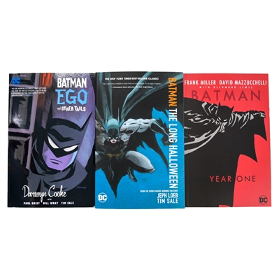 Robert Pattinson Autographed The Batman: The Long Halloween / Year One / Ego and Other Tails Set