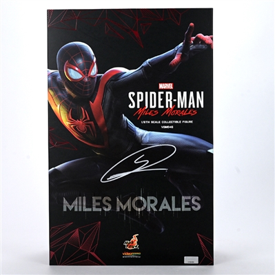 Shameik Moore Autographed Spider-Man Miles Morales 1/6th Scale Hot Toys Collectible Figure
