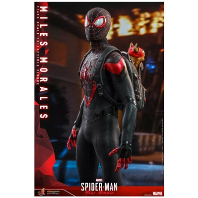 Shameik Moore Autographed Spider-Man Miles Morales 1/6th Scale Hot Toys Collectible Figure