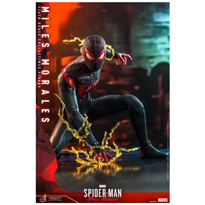 Shameik Moore Autographed Spider-Man Miles Morales 1/6th Scale Hot Toys Collectible Figure