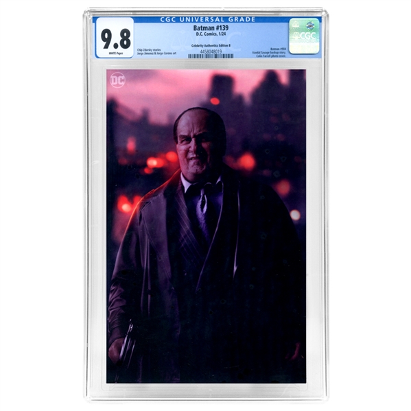 2024 Batman #139 Colin Farrell Variant Penguin Photo Cover CGC 9.8