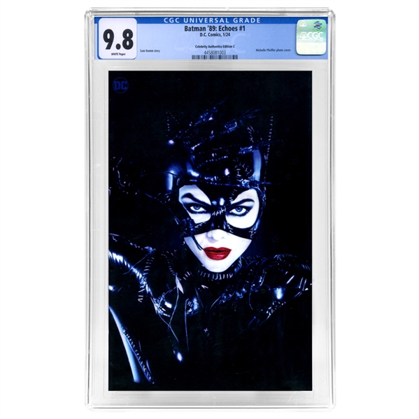 2023 Batman 89 Echoes #1 Selina Kyle Michelle Pfeiffer Variant Catwoman Photo Cover C CGC 9.8