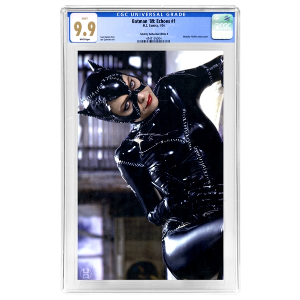 2024 Batman 89 Echoes #1 Selina Kyle Michelle Pfeiffer Variant Catwoman Photo Cover B CGC 9.9