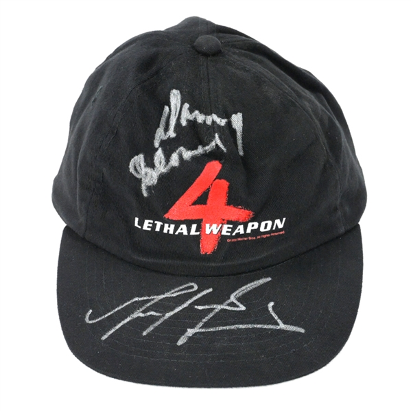 Mel Gibson, Danny Glover Autographed 1998 Lethal Weapon 4 Crew Hat with Letter of Authenticity
