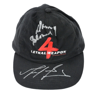 Mel Gibson, Danny Glover Autographed 1998 Lethal Weapon 4 Crew Hat with Letter of Authenticity