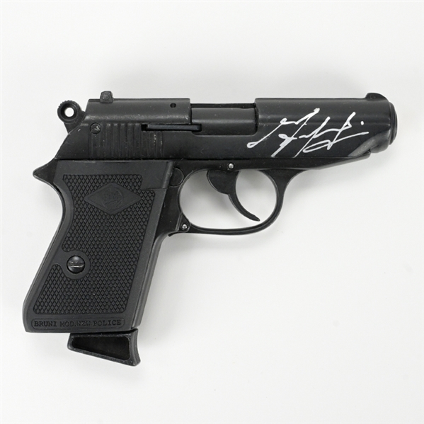 Mel Gibson Lethal Weapon Autographed Non-Firing Metal Pistol