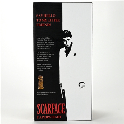 Al Pacino, Michelle Pfeiffer Autographed Scarface Tony Montana The World is Yours Statue