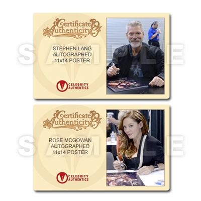 Jason Momoa, Rose McGowan, Stephen Lang, Rachel Nichols Autographed 2011 Conan The Barbarian 11x14 Photo