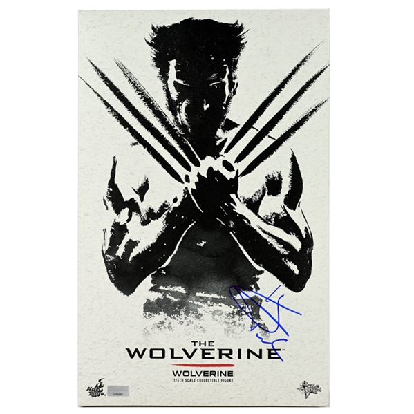 Hugh Jackman Autographed Hot Toys Wolverine 1/6th Scale Collectible Action Figure