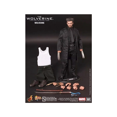 Hugh Jackman Autographed Hot Toys Wolverine 1/6th Scale Collectible Action Figure