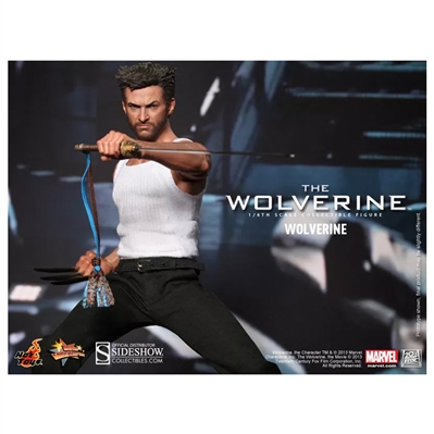 Hugh Jackman Autographed Hot Toys Wolverine 1/6th Scale Collectible Action Figure