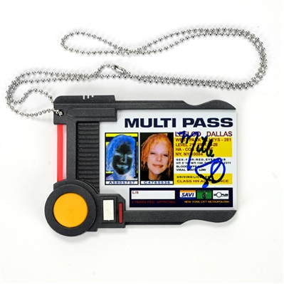 Milla Jovovich Autographed 1997 Fifth Element Leeloo Dallas Multi Pass