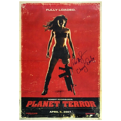 Rose McGowan Autographed 2007 Planet Terror Cherry Darling 27x39 Single-Sided Movie Poster with Inscription