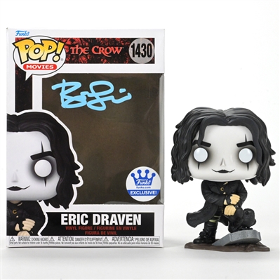 Bill Skarsgard Autographed The Crow Eric Draven #1430 POP! Vinyl Figure