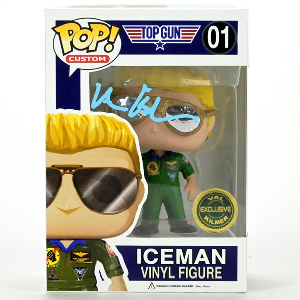 Val Kilmer Autographed Top Gun Iceman Exclusive Pop! Vinyl #01