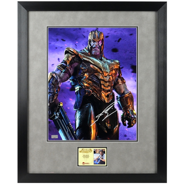 Josh Brolin Autographed Avengers Infinity War Thanos 11x14 Framed Photo