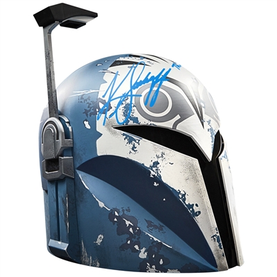 Katee Sackhoff Autographed Star Wars The Mandalorian The Black Series Bo Katan Kryze Premium Electronic Helmet