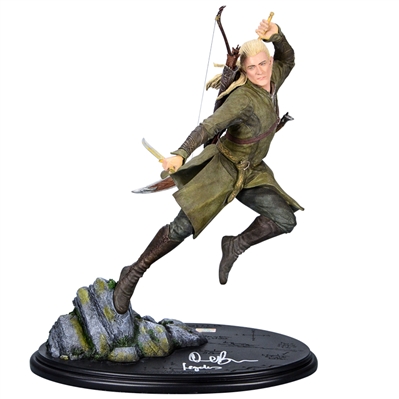 Orlando Bloom Autographed The Hobbit Legolas 1/6 Scale Weta Statue with Legolas Inscription