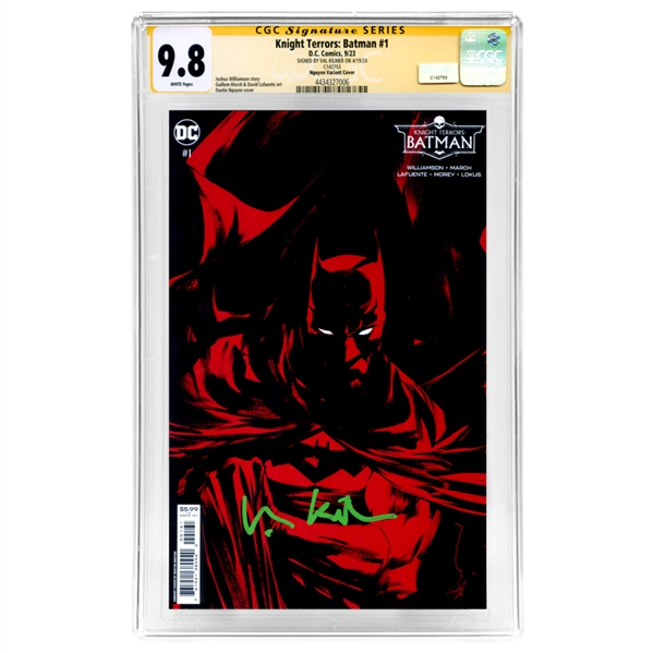Val Kilmer Autographed Knight Terrors: Batman #1 Nguyen Variant Cover CGC SS 9.8