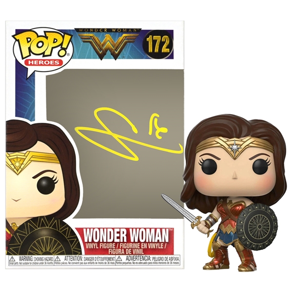 Gal Gadot Autographed 2017 Wonder Woman Pop Vinyl Figure #172 * Vaulted