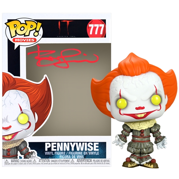Bill Skarsgard Autographed IT Pennywise #777 POP! Vinyl Figure
