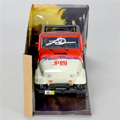 Sam Neill, Laura Dern Autographed Jurassic Park 1:24 Scale Die-Cast Jeep Wrangler