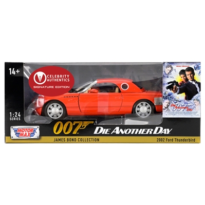 Halle Berry Autographed 2002 Die Another Day James Bond Ford Thunderbird 1/24 Scale