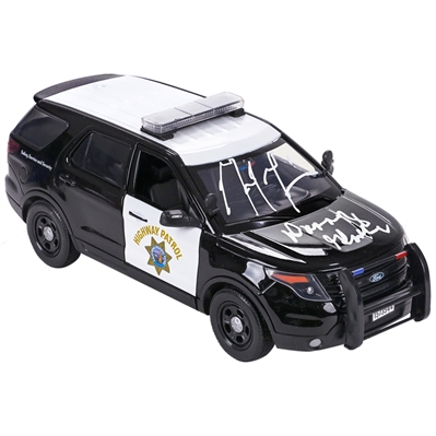 Mel Gibson, Danny Glover Autographed Lethal Weapon 2015 1:18 Scale Ford Die-Cast Interceptor Utility Vehicle