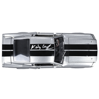 Nicolas Cage Autographed Greenlight 1967 Ford Mustang Eleanor Gone In 60 Seconds 1/18 Scale Die-Cast Car