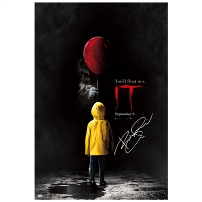 Bill Skarsgard Autographed 2017 IT Original 27x40 Double-Sided Movie Poster