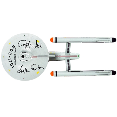 William Shatner Autographed Star Trek The Original Series 18 Starship Enterprise NCC-1701