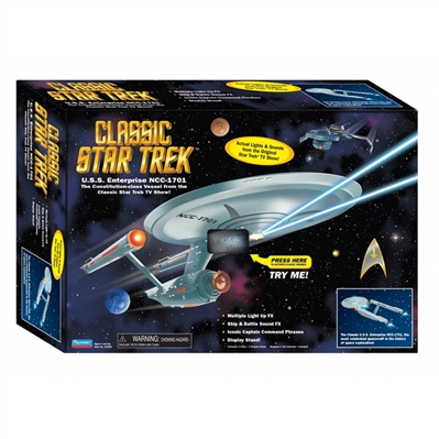 William Shatner Autographed Star Trek The Original Series 18 Starship Enterprise NCC-1701