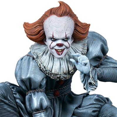 Bill Skarsgard Autographed IT Pennywise CA Exclusive 13 Maquette Statue