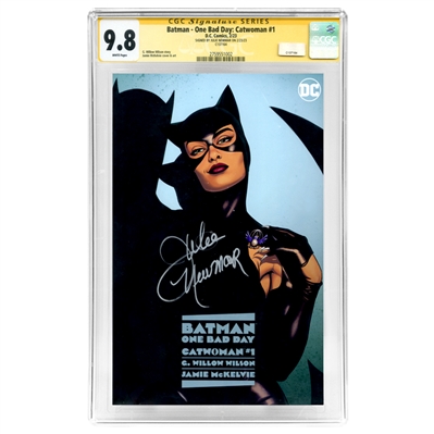 Julie Newmar Autographed 2023 Batman - One Bad Day Catwoman #1 CGC SS 9.8